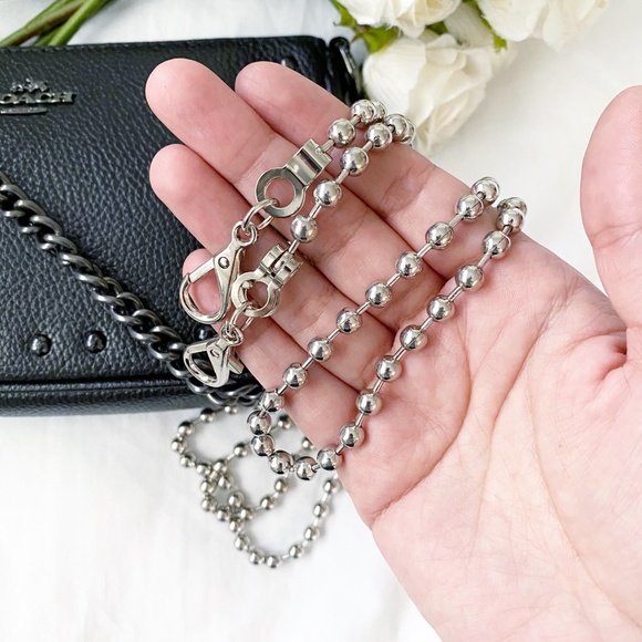 Crossbody / Shoulder Replacement Bead Chain Strap in Silver - Picture 6 of 7